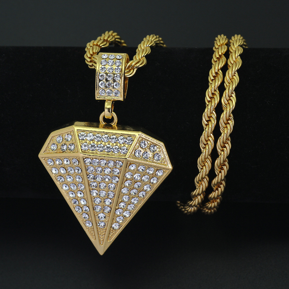 Mens Rhodium Plated Diamond Cut Byzantine Hip Hop Rapper Chain Necklace