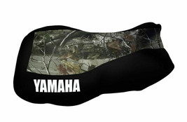 Yamaha Kodiak 400 450 Seat Cover 2000 & Up Camo Top Black Sides Yamaha Logo TG74 - $45.99