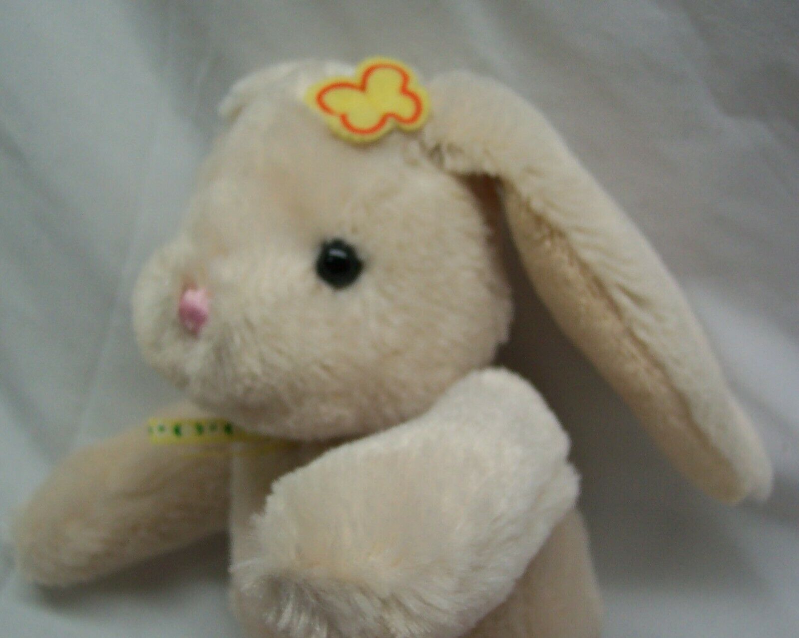 CUTE CREAM COLORED BUNNY RABBIT 9" Plush STUFFED ANIMAL Toy - Other