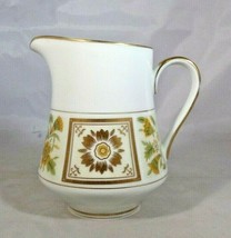 Mikasa Creamer Porcelain Woodmere Pattern Browns &amp; Golds Japan 4.25&quot;Tall... - $5.00