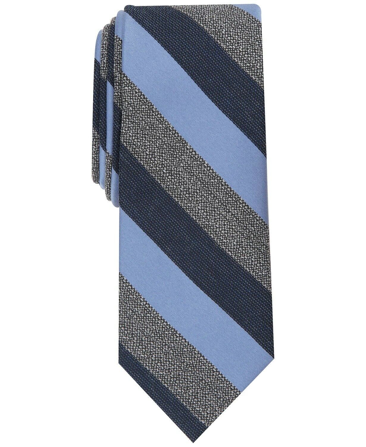 Bar III BLUE Men's Hall Stripe Tie, US One Size