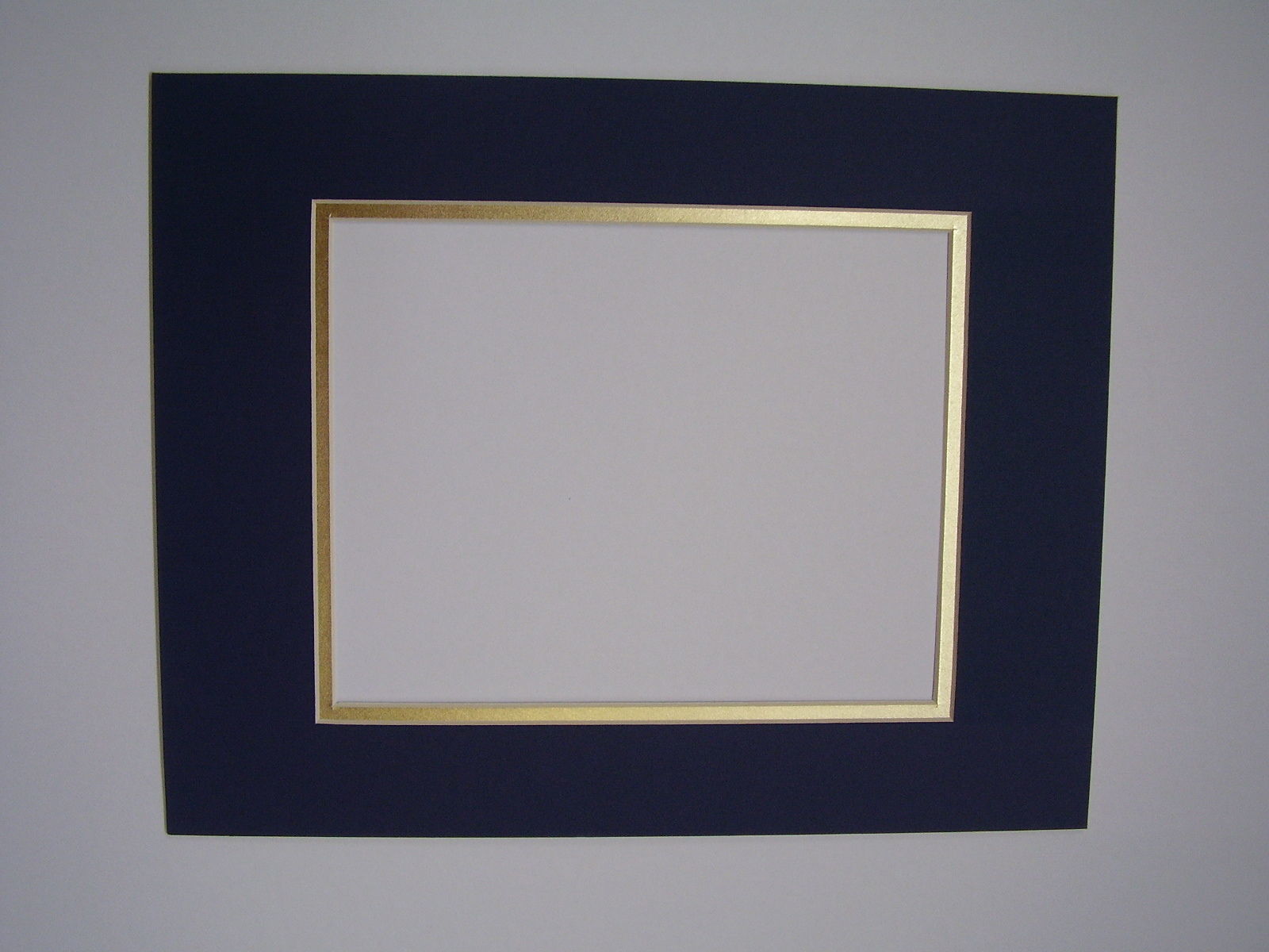 Picture Framing Mats 11x14 for 8.5 x11 photo or diploma Navy Blue