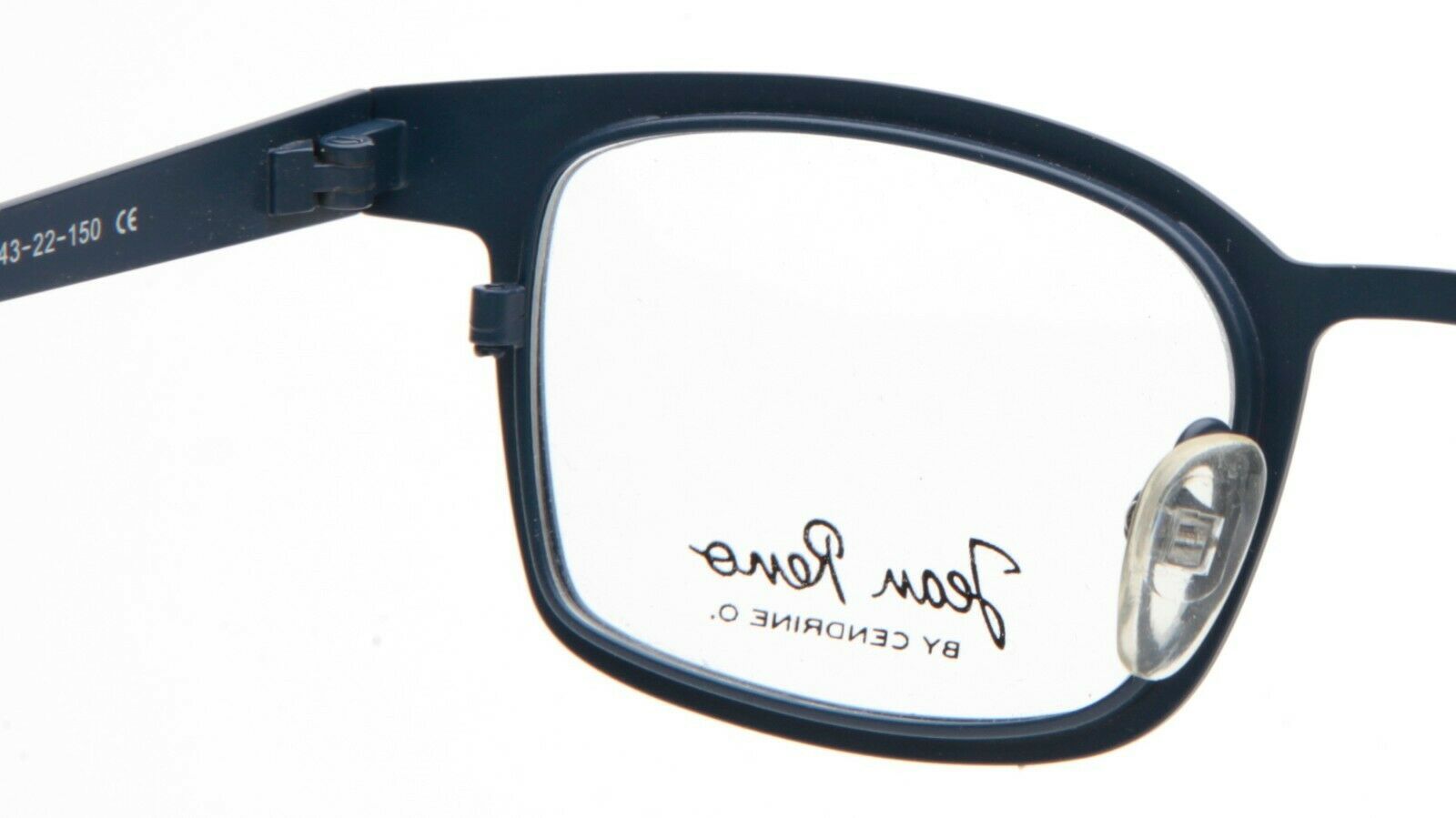 New Jean Reno By Cendrine O 1562 C3 Blueblack Eyeglasses Frame 43 22 150 B31mm Eyeglass Frames 8276