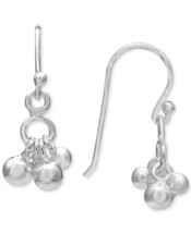 Giani Bernini Multi-Ball Cluster Drop Earrings in Sterling (Silver) - $20.00