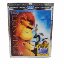 Disney The Lion Kings Blu-Ray 3D 4-Disc Combo Pack Kids Movies Diamond Edition  - $14.81