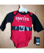 Fashion Holiday Baby Glam Clothes 3M Newborn Santa&#39;s Favorite Christmas ... - $6.64