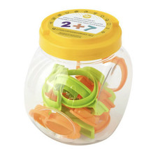 Wilton Numbers Plastic Cookie Cutter Set, 12-Piece, New In Jar, Baking, Crafts - $14.80