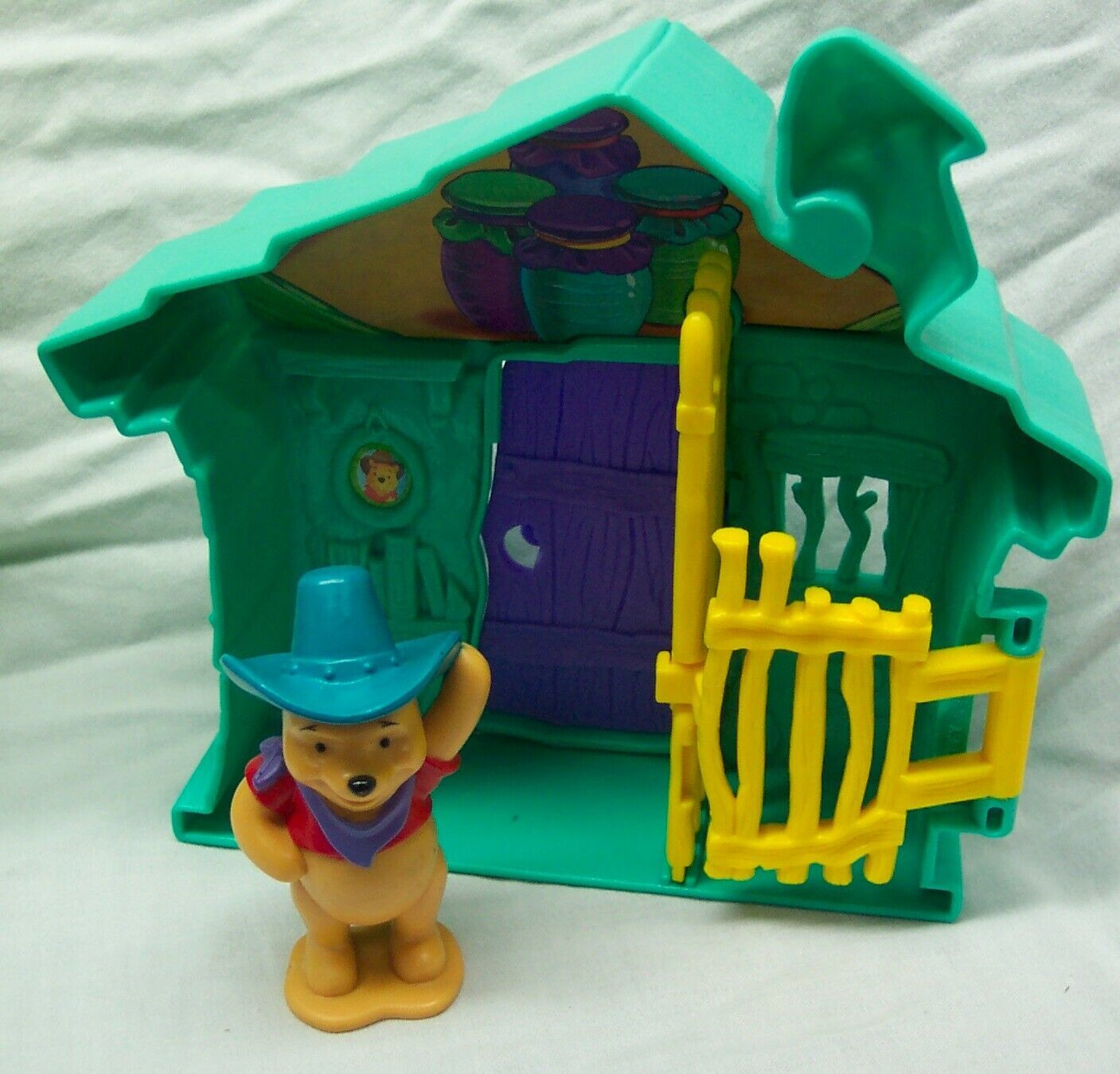 Walt Disney WINNIE THE POOH TREE HOUSE MIXED CHARACTERS LARGE TOY LOT