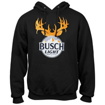 Busch Light Deer Antlers Hunter's Hoodie Black - $64.98+