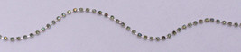 Imported Rhinestone Chain - Pale Green Iridescent Rhinestones Trim BTY M211.31 - $12.95