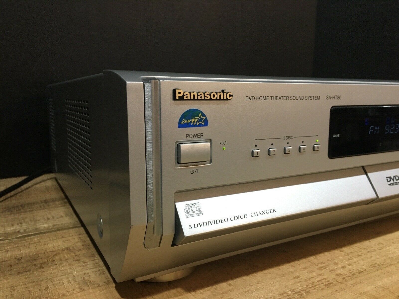 Panasonic SAHT80 5DVD/Video CD Changer Home Theater Sound System ASIS Home Theater Systems