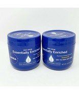 2 Nivea Essentially Enriched Almond Oil Body Cream 13.5 Oz Each Dry Skin... - $14.85