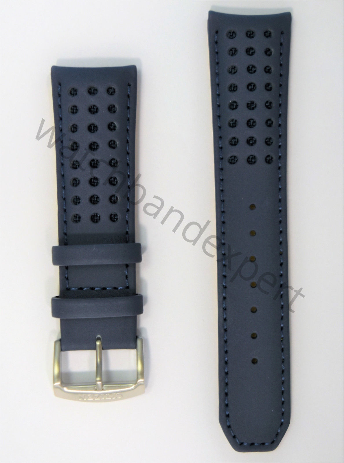 citizen blue angels leather strap
