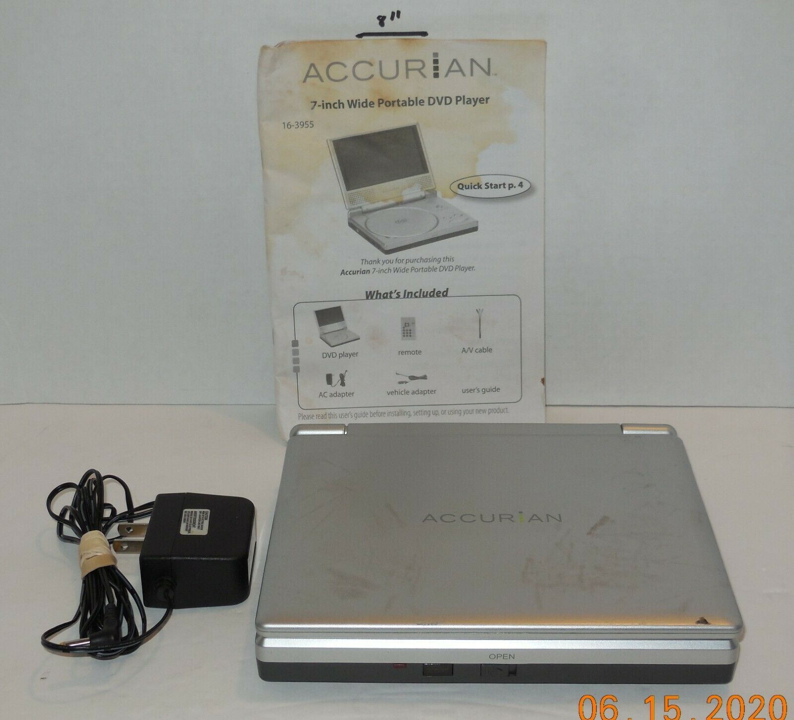 Accurian 7" Portable DVD Player Model and similar items