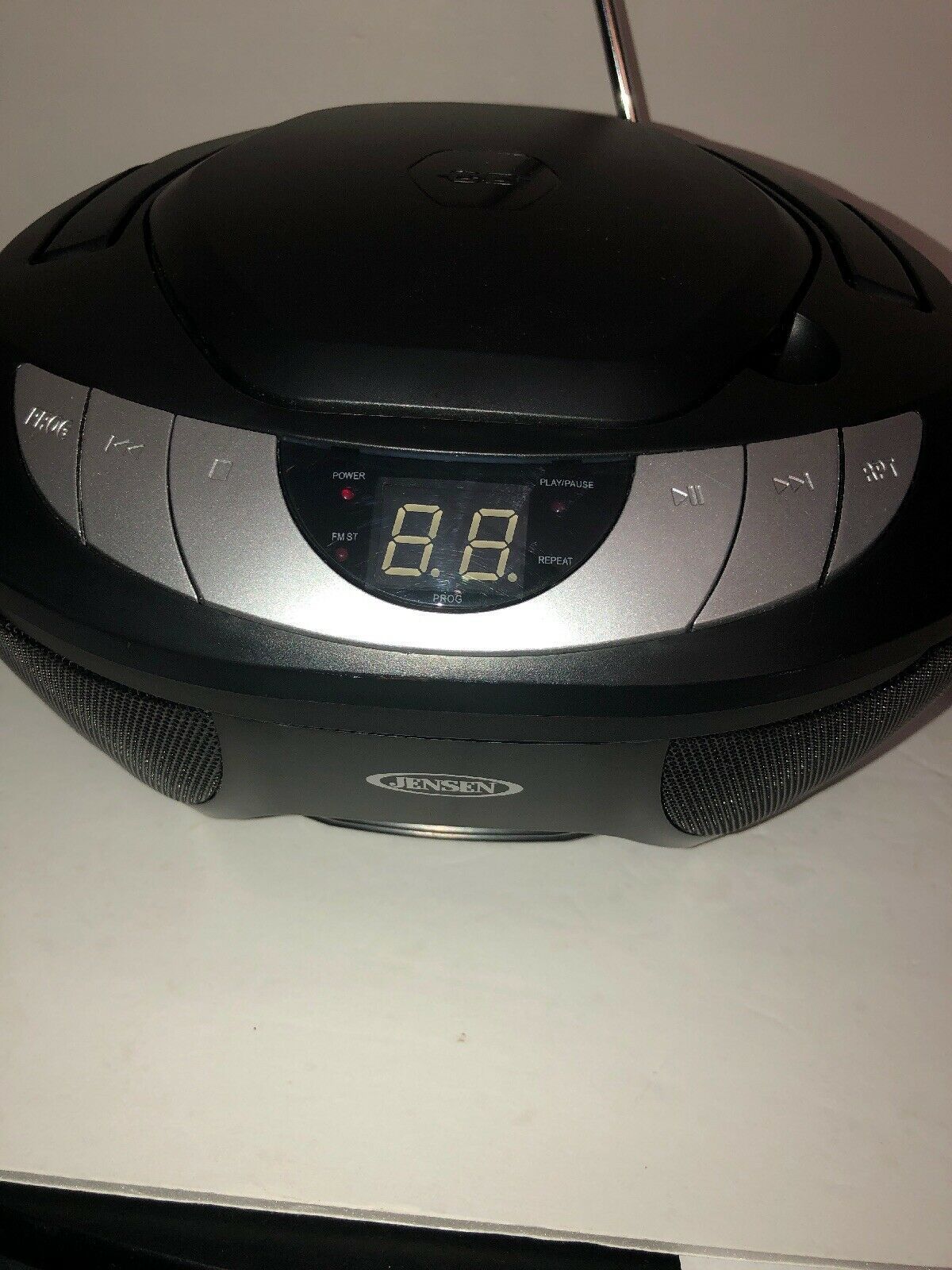 Jensen CD475 Portable Stereo with AM & FM Radio And Fixer Upper CD