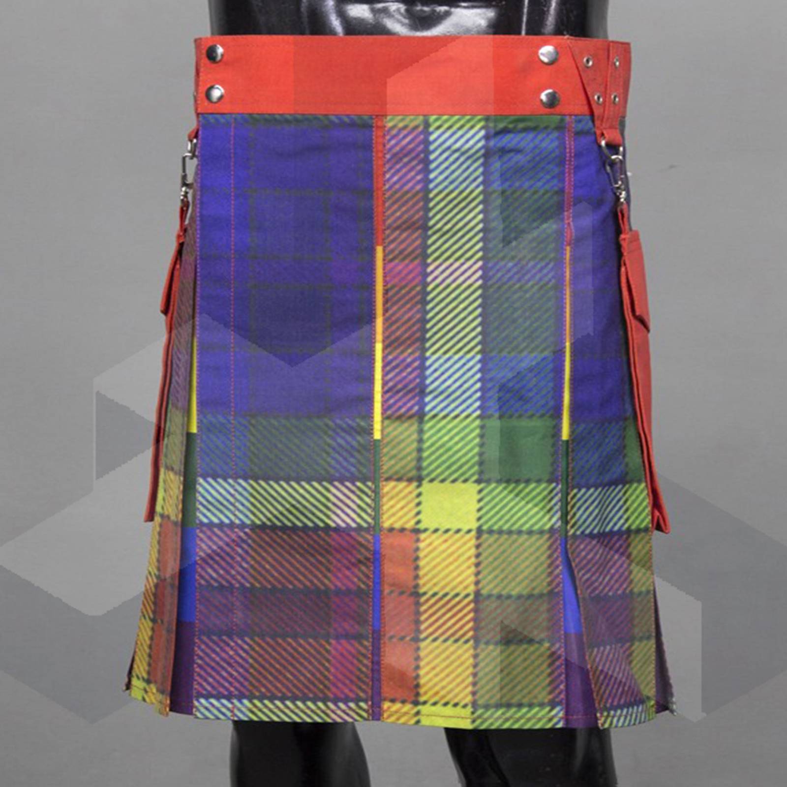 LGBTQ Rainbow Hybrid Kilt Special Kilt For UnisexLiberty kilts