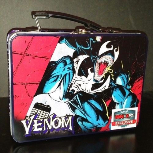 Thermos Brand Godzilla Metal Lunch Box with Roughneck Bottle Black