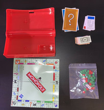 Miniature Monopoly Grab N Go Travel Game Used Car Plane Vacay - $9.49