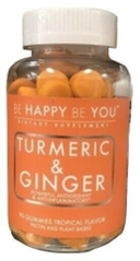 Be Happy Be You turmeric & Ginger antioxidant/anti-inflammatory 90 gummies