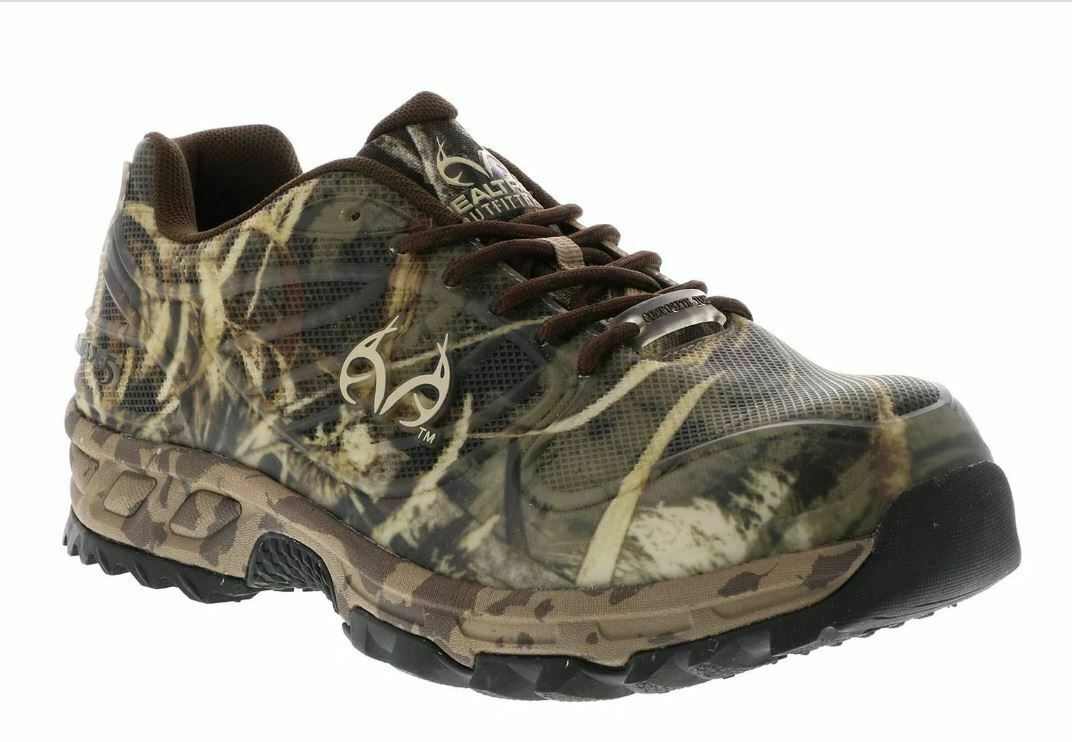 Realtree Outfitters Size 8 W (4E) WIDE Men's Composite Toe Copperhead