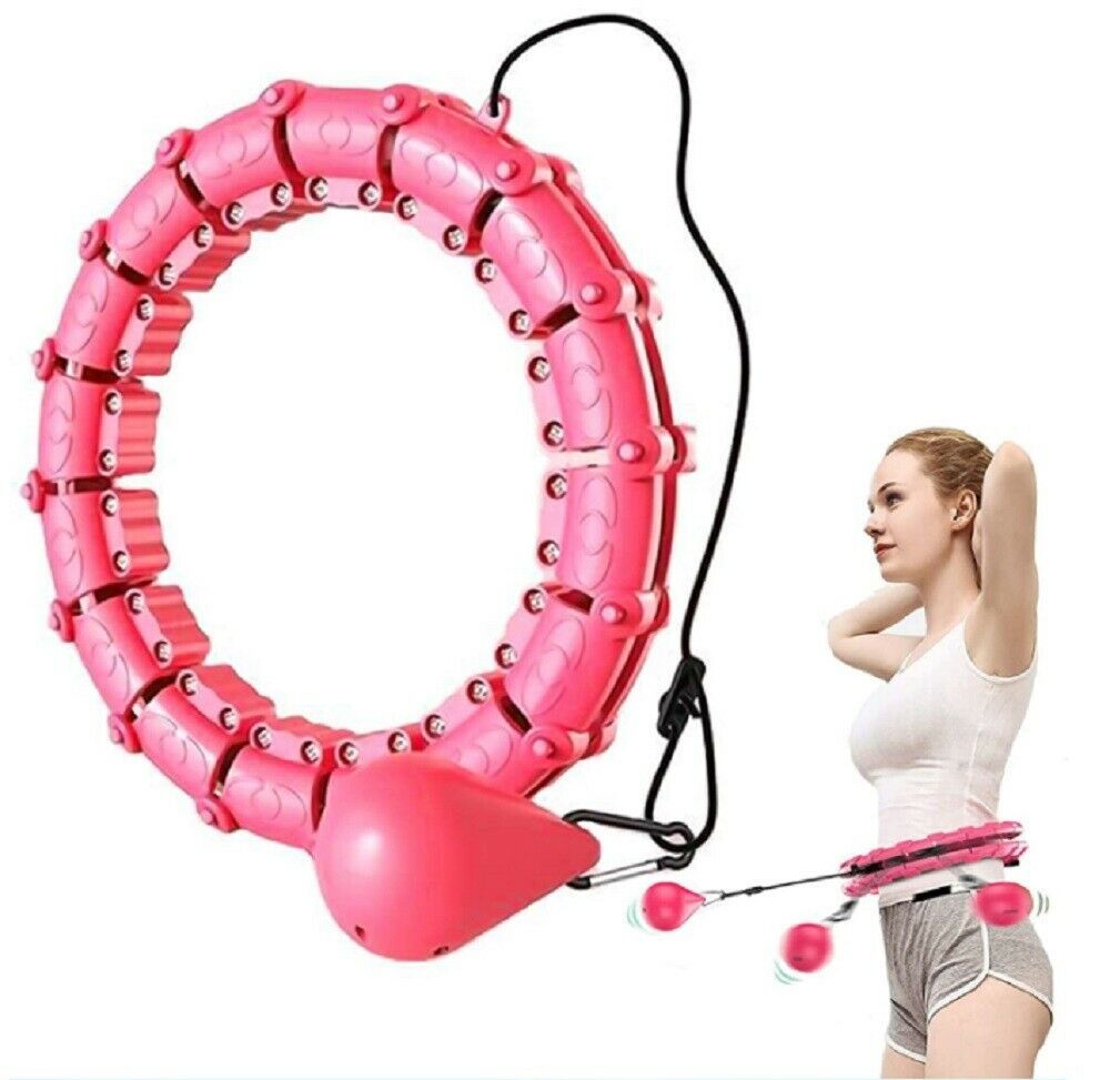 Primary image for 24 Detachable Knots Hula Hoop-2 in 1 Abdomen Fitness Weight Loss for Kids Adults