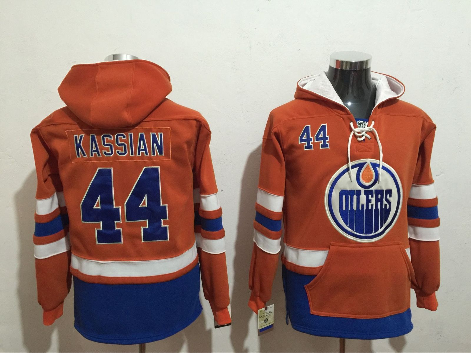 Edmonton Oilers No. 44 Zack Kassian Hockey Hoodie Jersey HockeyNHL