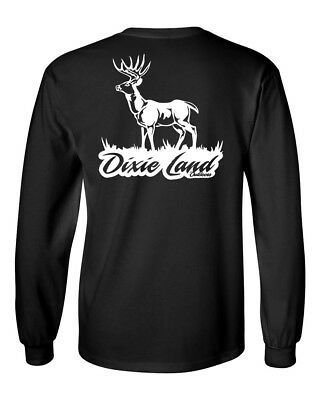 Hunting t shirt Dixie Land Outdoors Long sleeve bowhunter Deer buck Archery
