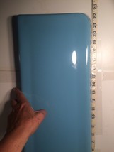 Kohler Blue Toilet Tank Lid K4552 - 22"  8 3/8th small undetectable chip rt rear - $62.37