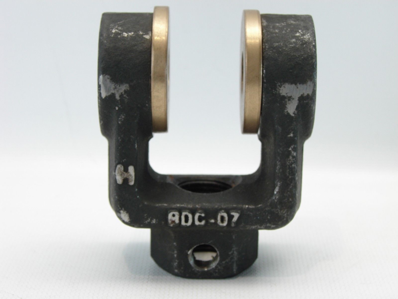 Clevis BDC07 3/4"16 Rod Threads 1/2" Removable Brass Inserts