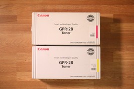 Lot Of 2  Canon GPR-28 MY Toner Color iR C1022 Series  1658B004[BA] 1657B004[BA] - $118.80