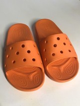 Crocs Iconic Comfort Rubber Slides Unisex Men size 9 Women size 11 Brigh... - $25.00