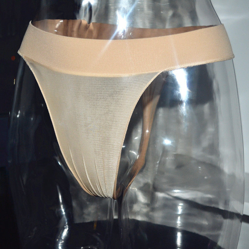 Seamless 8D Ultra Shiny Underwear Glossy Shorts T-back Transparent Boxer Unisex