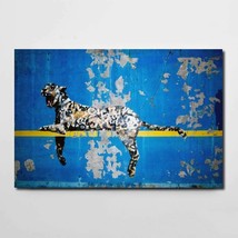 Banksy Leopard canvas print / Banksy Leopard wall art / Street art Banksy - $78.21+