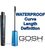 GOSH Catchy Eyes Mascara Waterproof - 001 Black Curve &amp; Lengthening 8 ml - $9.86