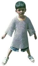 NauticalMart Medieval Chainmail Shirt 5-10 yrs Size Butted Chain Mail Haubergeon