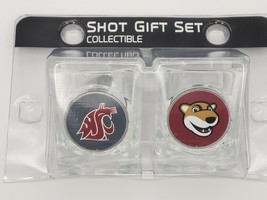 Great American Products NCAA Washington St Cougars 2 Piece Square 2oz.Shot Glass - $16.82