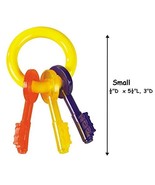 Nylabone Puppy Teething Toy Key Ring Colorful Safe for Puppies Dogs to C... - $17.35