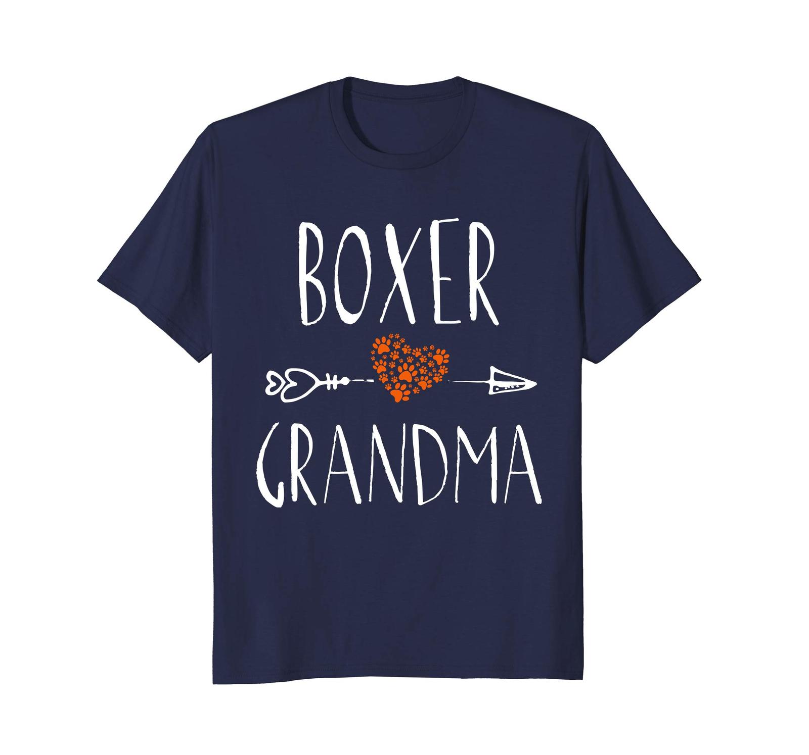 Dog Fashion - BOXER Grandma T Shirt Womens Funny Dog Lover Tshirts Men
