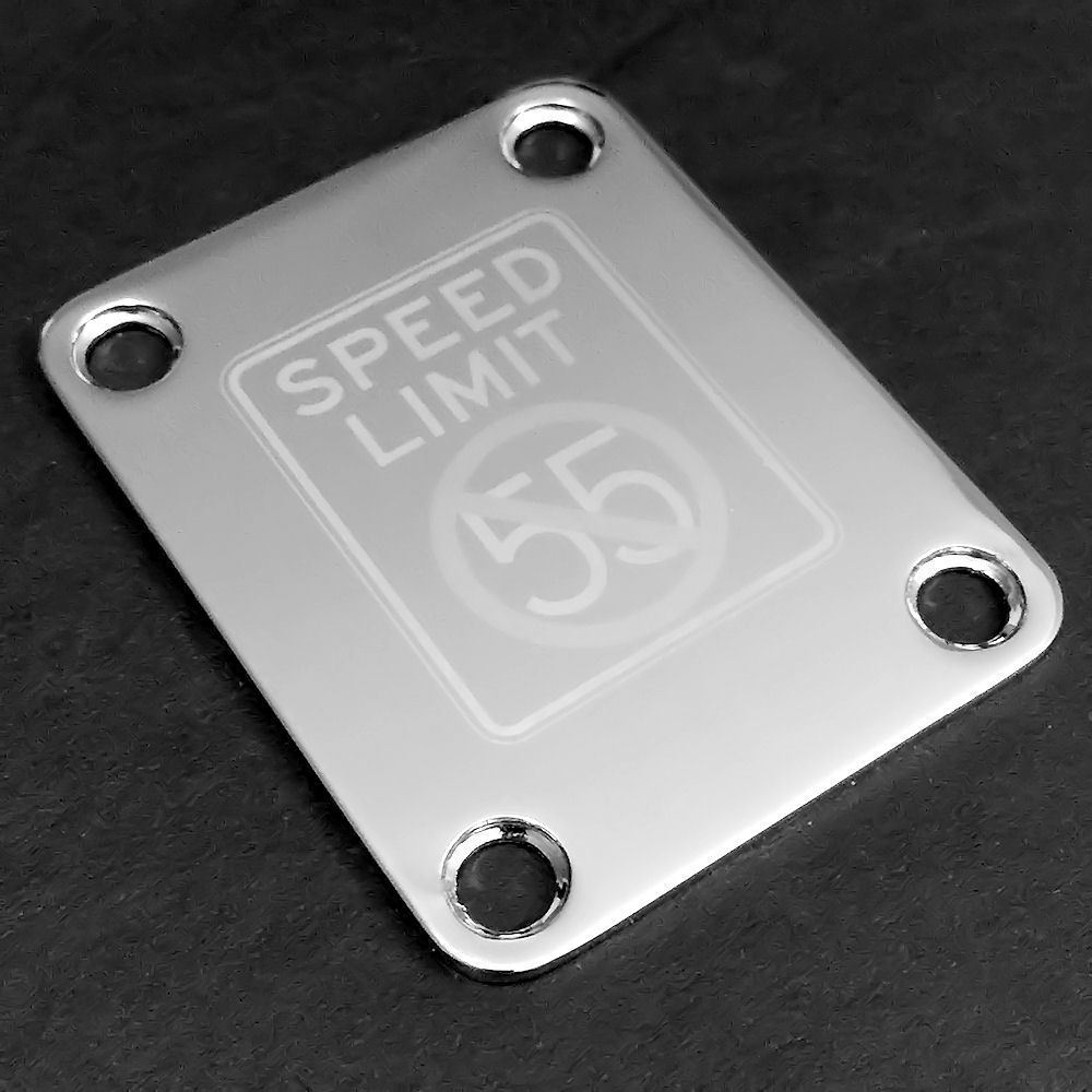 GUITAR NECK PLATE Custom Engraved Etched Fit Fender SAMMY HAGAR I Can't