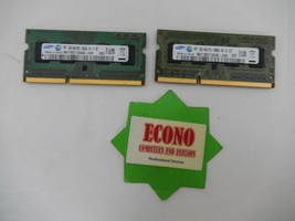 Samsung 4GB (2X2GB) 1RX8 DDR3 10600S Laptop Memory Ram - $18.27