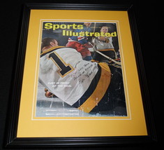 Don Head Signed Framed 1962 Sports Illustrated Magazine Cover Bruins