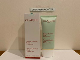 Clarins Pure and Radiant Mask with Pink Clay NIB - $15.83