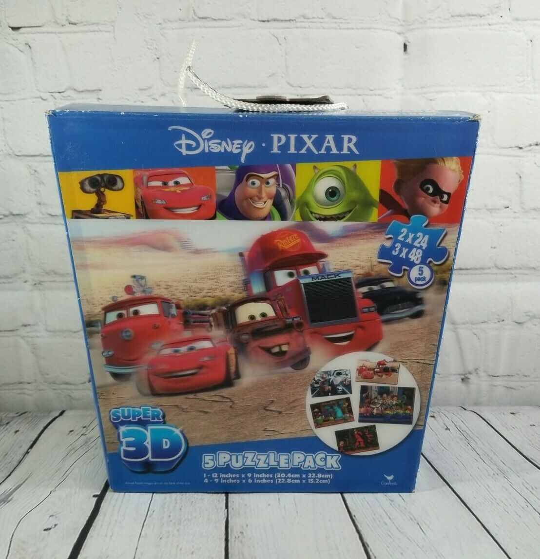 Disney Pixar Super 3d 5 Puzzle Pack Cars And 50 Similar Items