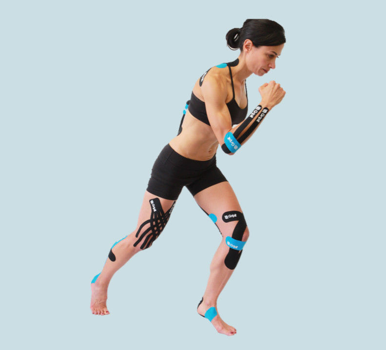 Strapit Gripit PreCut Kinesiology Tape Lymphatic drainage Easy to