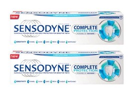2 Tubes of Sensodyne Complete Protection for Sensitivity Teeth + Whiteni... - $39.17