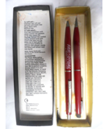 Paper Mate 1979 Double Heart Slim Grip Pen/Pencil GRINELLE IA Farm Mutua... - $23.75