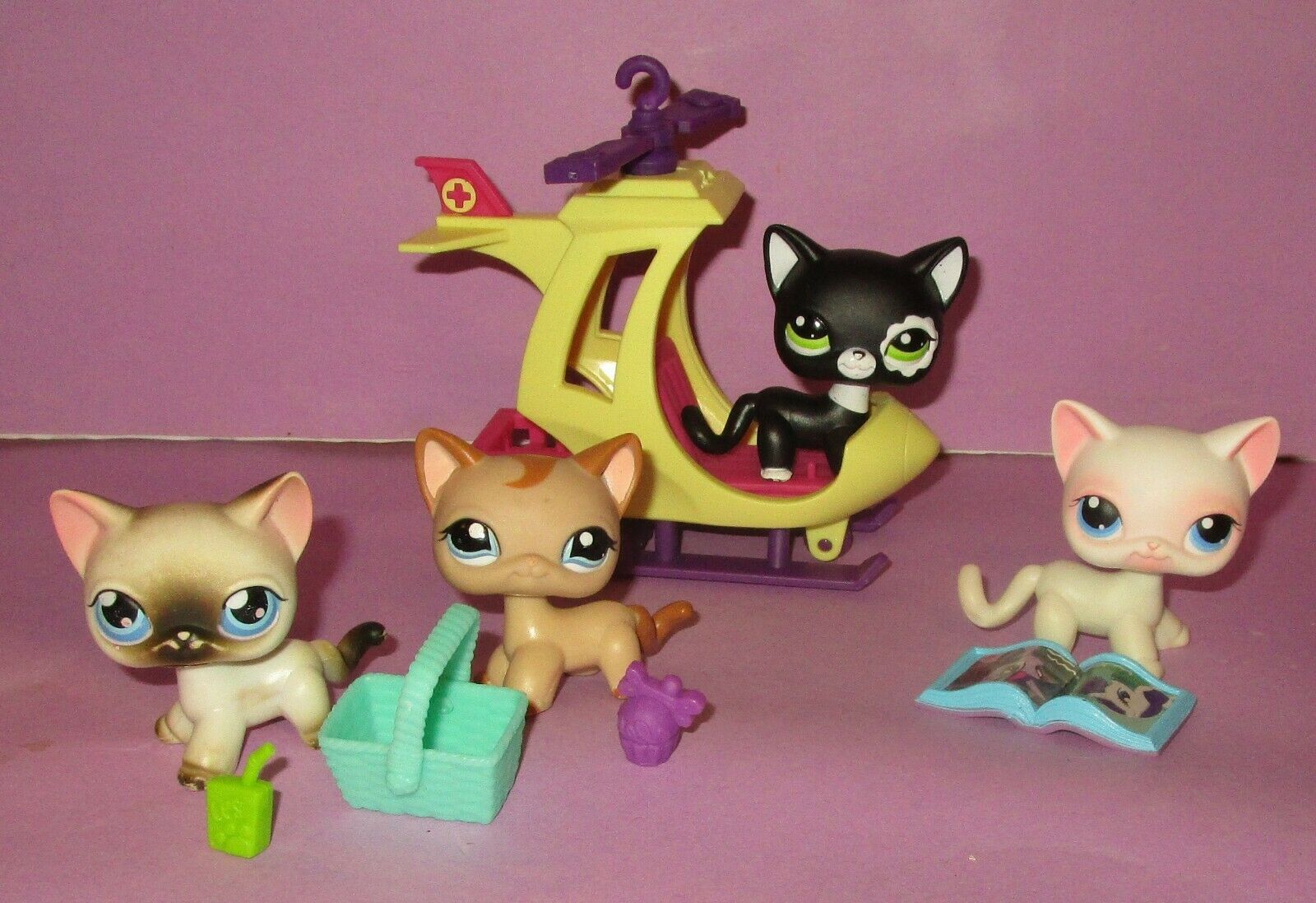 Littlest Pet Shop LPS Cat Kitten 1024 5 64 2249 Kitty Short Hair