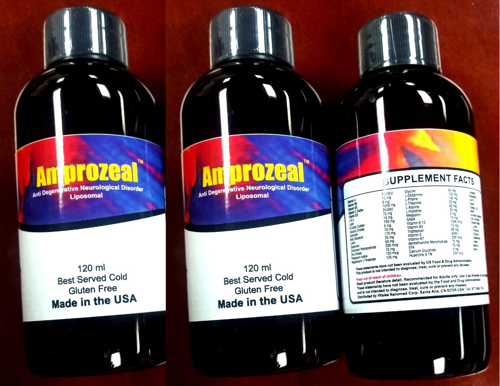 Amprozeal Neurological Disorder Supplement Economy Pack (3 bottles120 ml)