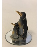 UG Hand-Sculpted Glass Penguins 22 kt gold - $9.90