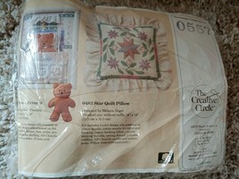 VtgCreative Circle Embroidery Kit 0557 Sweet Dreams Bear Wall Art Pillow... - $19.34